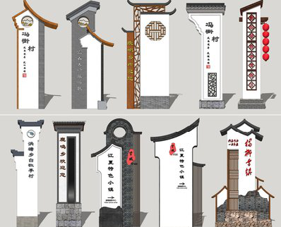 宁都美丽乡村标识标牌有哪些分类？